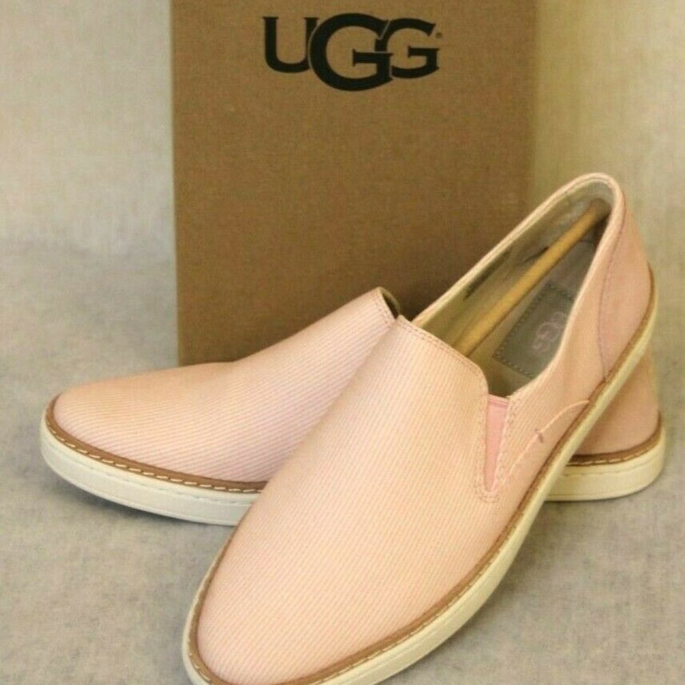 Womens Ugg W Adley Stripe Slip On Casual Canvas